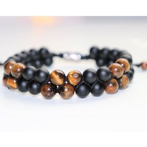 ❌Sold Out❌ Shamballa Bracelet Onyx & Tiger's Eye